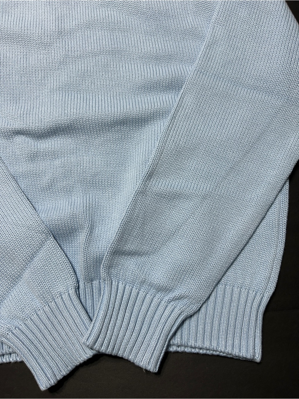 Polo by Ralph Lauren women’s cotton Light Blue Bear Intarsia Crewneck Sweater L - Picture 13 of 16
